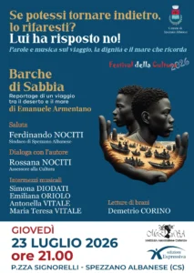 Scopri di più sull'articolo Barche di Sabbia a Spezzano Albanese