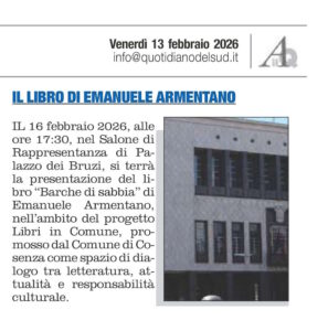 Scopri di più sull'articolo Il libro di Emanuele Armentano